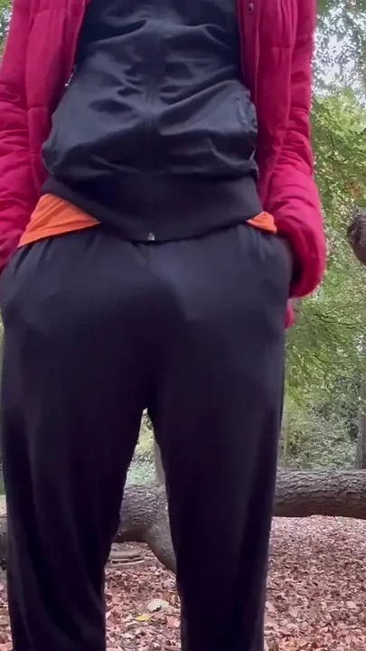 Just Wiggling Shaking and Rubbing It in the Woods