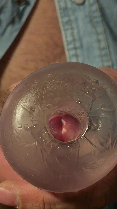 Imagine my large cock enlarging your asshole like this