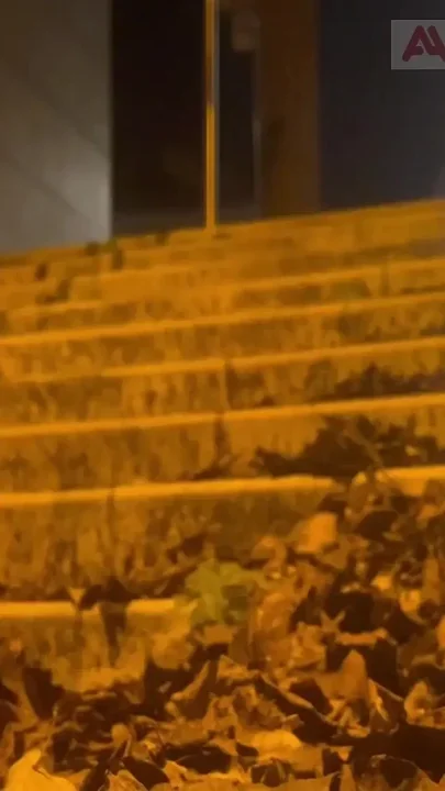 Amateur Boy in Football Gear Caught Wetting Himself in the Street