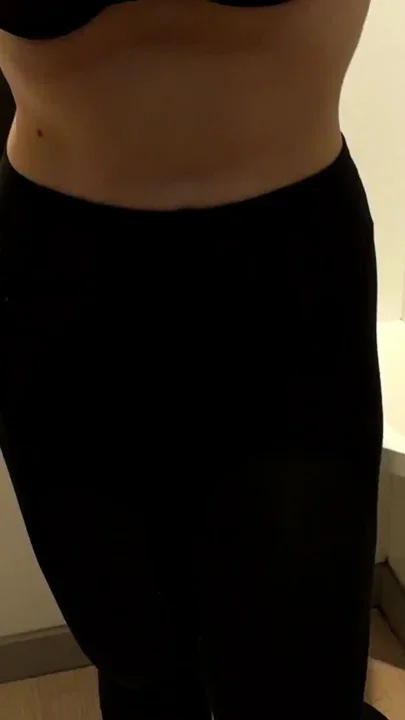 Risky Locker Room Tease Red Bra Try-on Leads to Sneaky Blowjob and Reward
