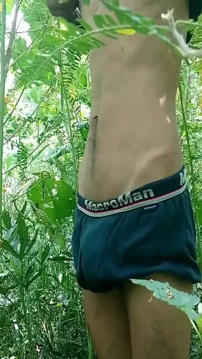 Cumshot in Forest Masturbation in Outdoor Area