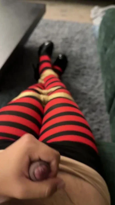 Rope tied and cum