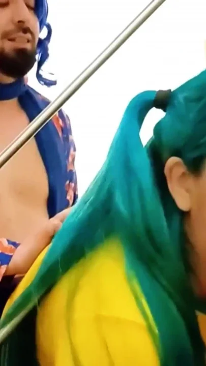 Brazilian Miku Gets Stuck On The Stairs And Kaito Gives Her More Than A Hand Part 1 Clip 1