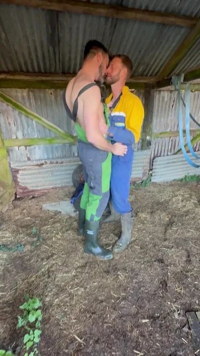 Tall Brit Raw Fucks Farmer Sam