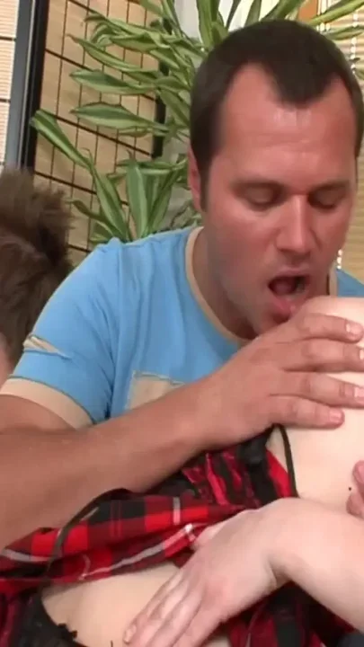 Horny dude bangs his friend's ass after fucking deep two girls