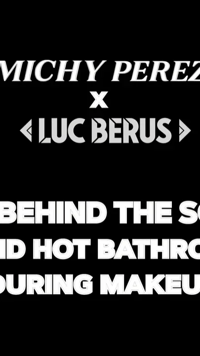 Behind the Scenes Michy Perez & Luc Berus Quick and Hot Bathroom Fuck During Makeup