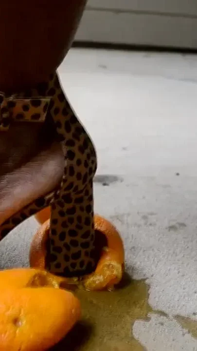 Fruit smashing fetish part 2