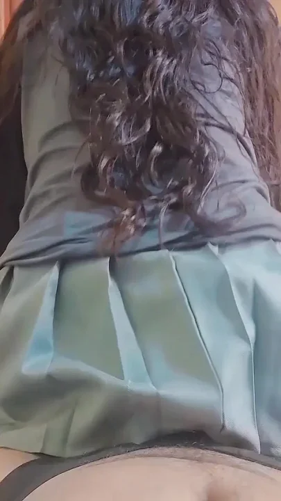 My Stepsister Comes to My Room to Rub Her Ass Against My Cock Before Going to College