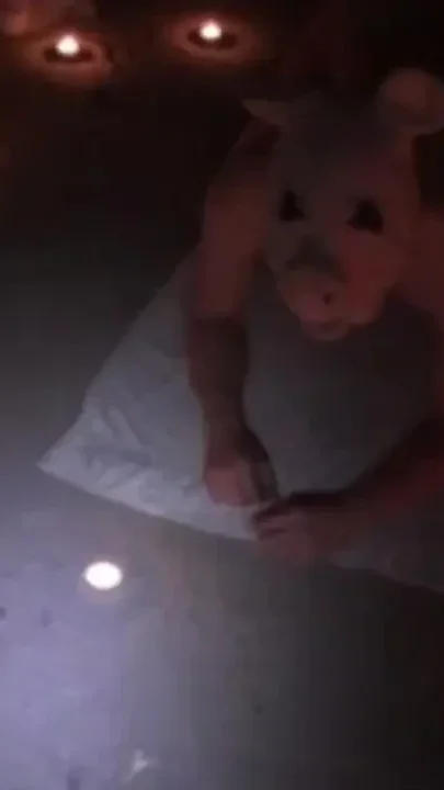 Pig total submissed to a scally boy in Paris