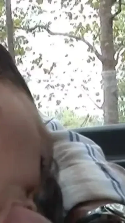 Hot brunette in black stockings picked up in a park for sex