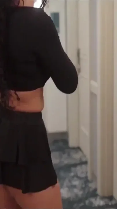 Black Teen Step Daughter Shares a Hotel Bed with Step Dad and Seduces Him Into