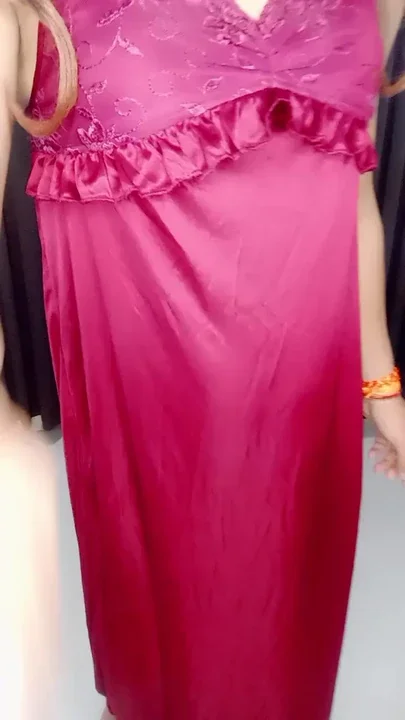 My sexy satin dress