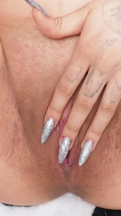 My Pussy Close up - Clitoral Masturbation with Oil