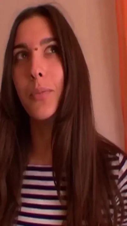Very Cute Slim French Amateur Fucked on the Couch