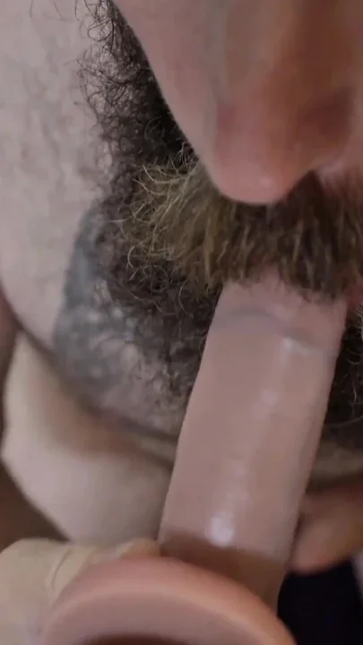 Bear Dildo Play - Fuck Me in the Shower