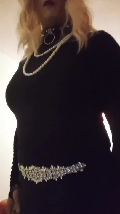 Morgane in a sexy outfit