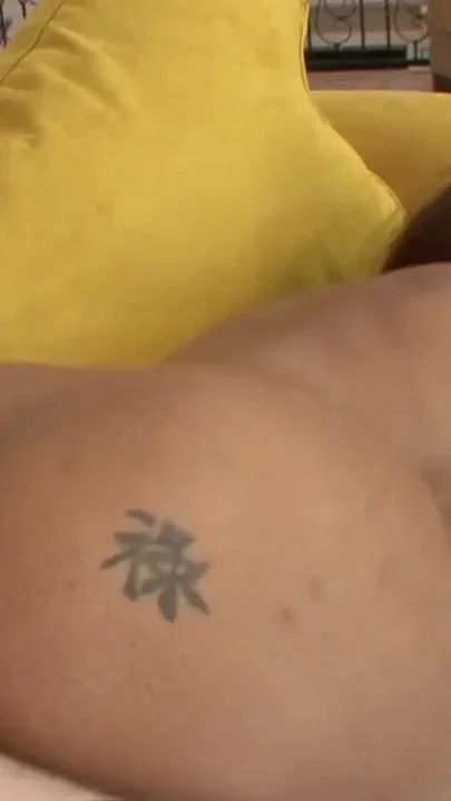 Big booty babe with a tattoo gets fucked by a white dude Clip 2