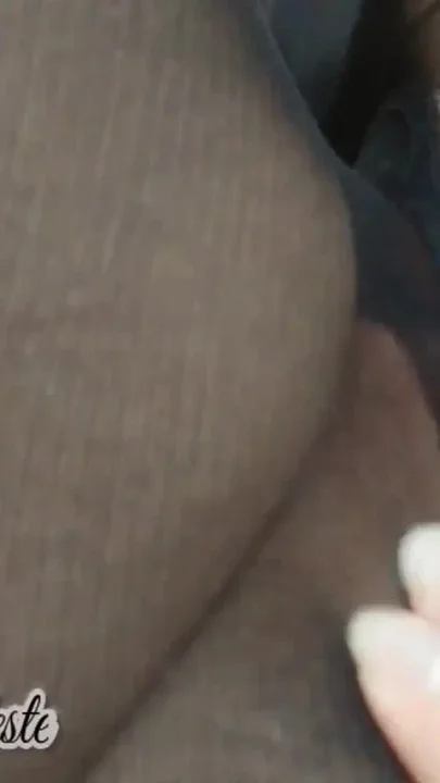 4K Masturbation in Black Pantyhose with Orgasm
