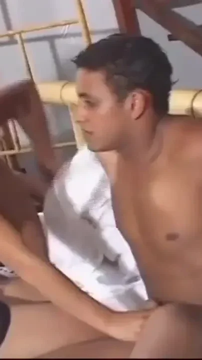Hard double penetration for a nasty brunette with a great ass