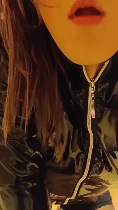 I Bend My Ass on the Cabinet in a Sexy Outfit