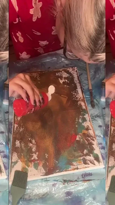 In Big Eyeglasses Asmr Acrylic Art Bloom in the Mist Part 2