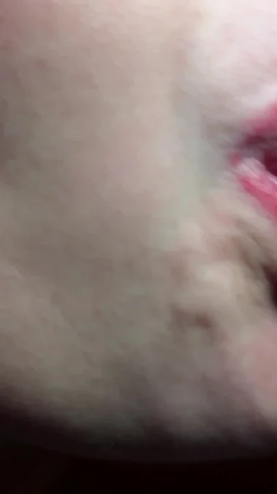 CLOSE UP Sensual RED LIPS Make Your COCK Pulsating CUM in MOUTH BEST Real SLOPPY
