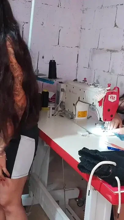 Naughty seamstresses and a lucky customer Clip 1