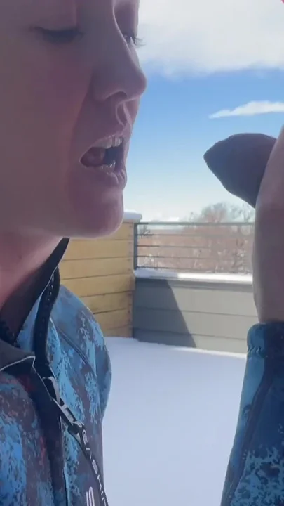 Santa Claus Gives Me an Anal Cream Pie 8 Inch Big Dick Deep Throat in the Snow