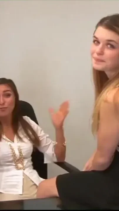 Hot Crazy Scissoring in the Office
