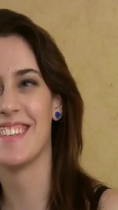 Young Alice Giving a Sexy Interview