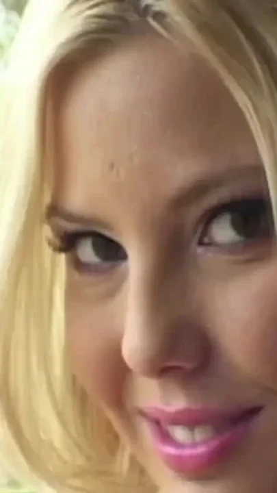 A Chubby Blonde with Small Tits Is Having the Best Time While Riding a Tool