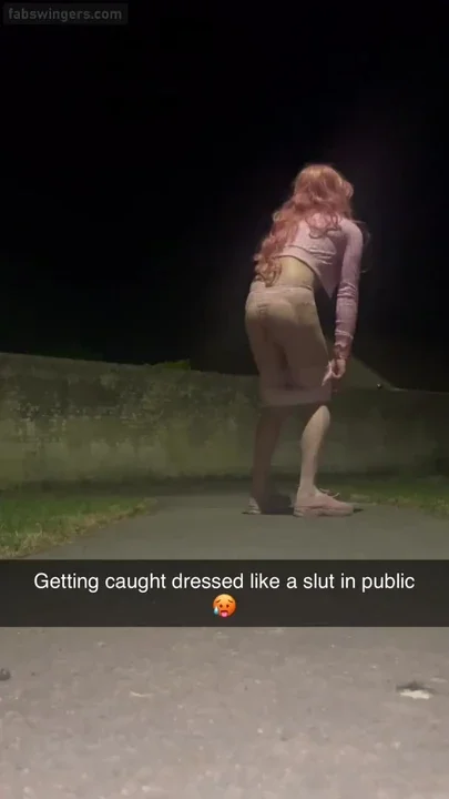 Sissy Slut Michelle Jolie almost caught dressed like a slut in public