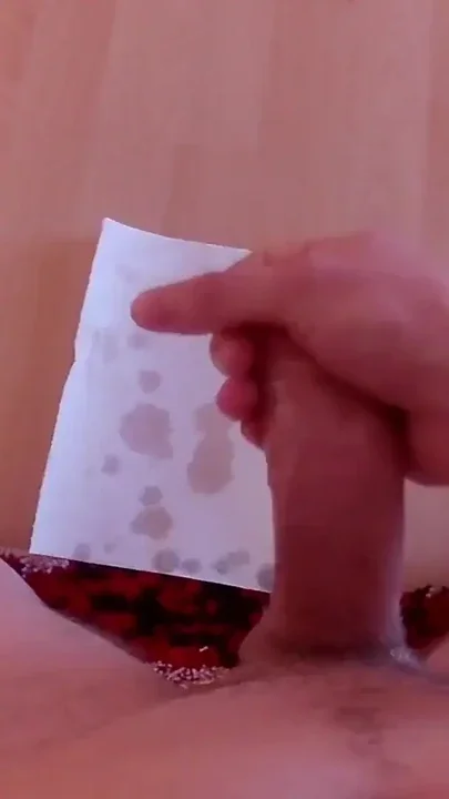 skinny guy massages his thick uncut cock with oil and cums a huge load Clip 1