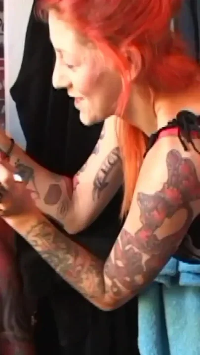 Tattooed Cutie Gets Brows Plucked and Ass Fucked