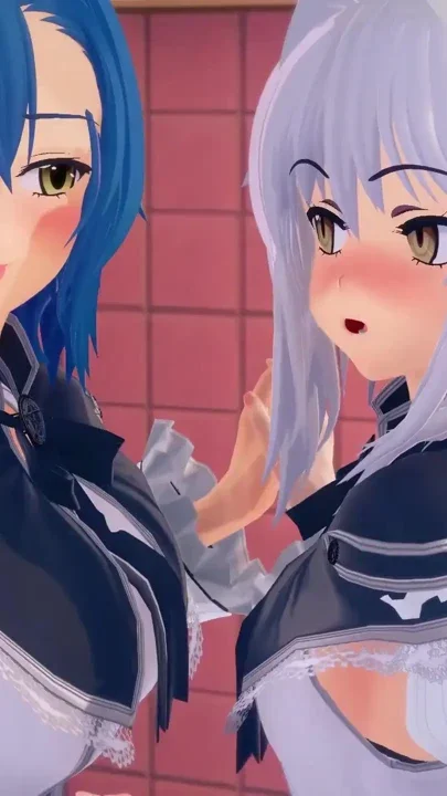 Rias watch Akeno Fucking and Xenovia & Koneko Lesbian Sex - DXD NTR Madness Series Clip 1