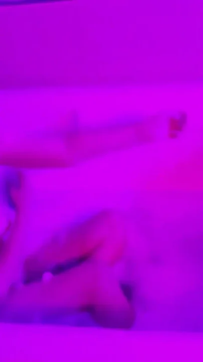 Purple Light Jacuzzi bath starring Chloe Faye