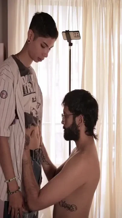 Hot Daddy Camilo Brown Slowly Sucking Skinny Twink Magic C Big Dick Swallowing His Cum