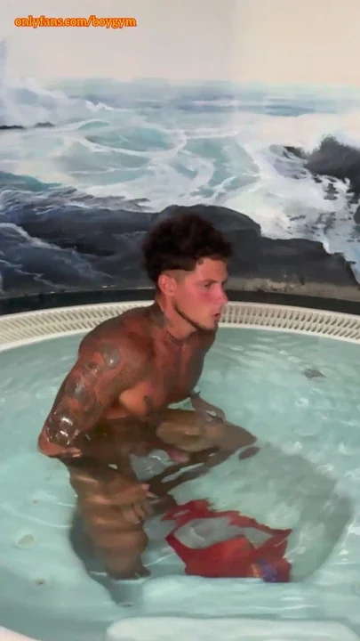 My BIG COCK Cums In A Spa