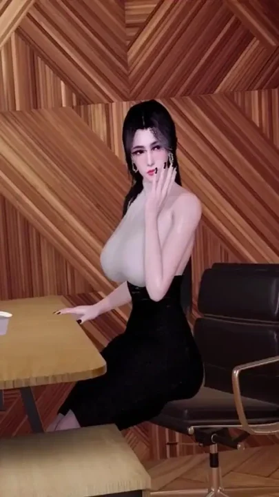 Lustful Secretary - 3D Animation