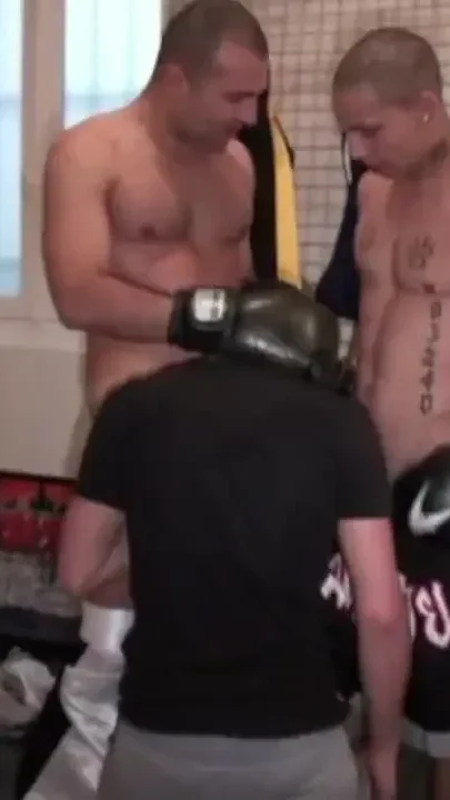 Gay fucked by 2 straight boy at the sport club