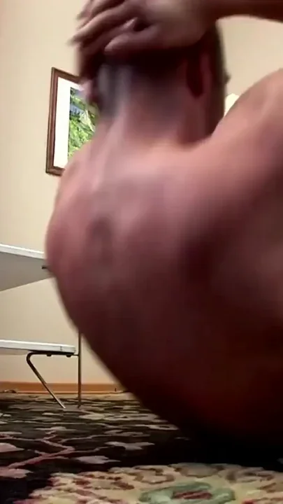 Interrupting his workout leads the blonde with small tits to get disciplined with anal sex