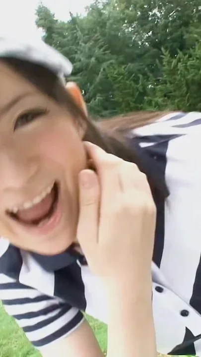 Blowbang and Hot Sex Fucking a Sexy Japanese Girl in Golf Course