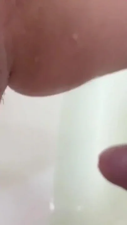 My Wife Peed on My Hard Dick and Got Cum on My Tummy