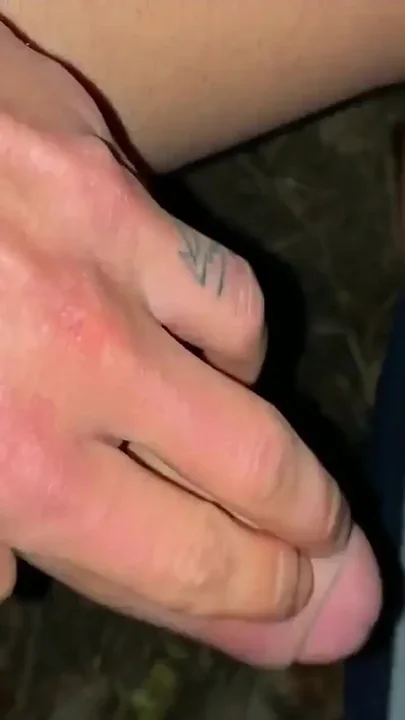 Smegma Dirty Cock - Teen Jerks off and Use Own Cum for Cleaning Glans