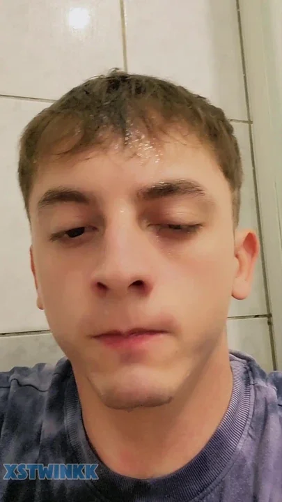 18-year-old boy humiliates himself by drinking his own piss Clip 2