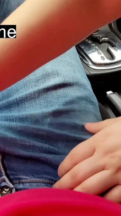 Stepsister Gives Stepbrother His First Blowjob in the Car POV