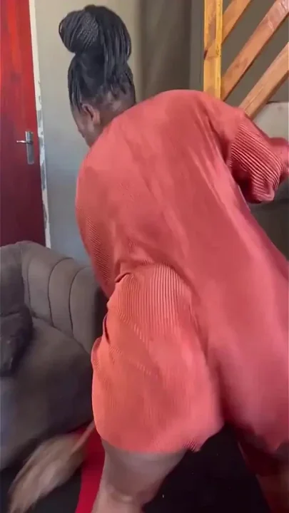 Watching My Huge Booty Auntie Clean up