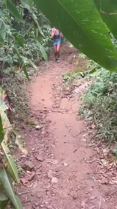 Mirella on the Trail and the Mysterious Black Man