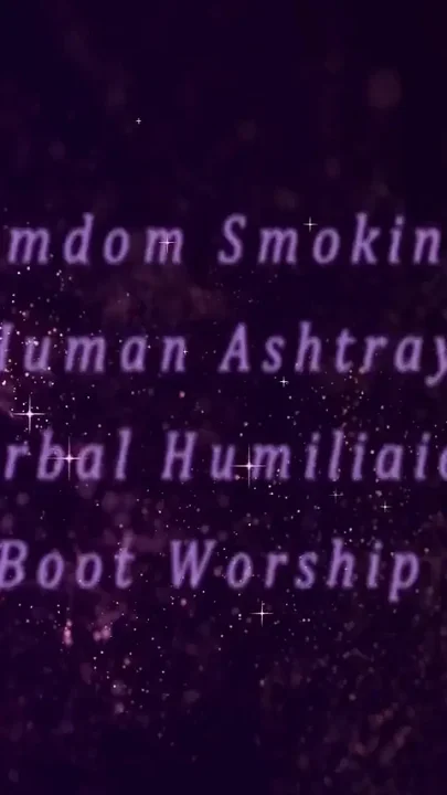 Monika Schmidt Femdom Smoking Human Ashtray Verbal Humiliaion Boot Worship