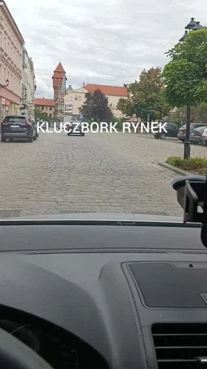 Kluczbork market naked in the car